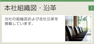 本社組織図・沿革 当社の組織図および会社沿革を掲載しています。